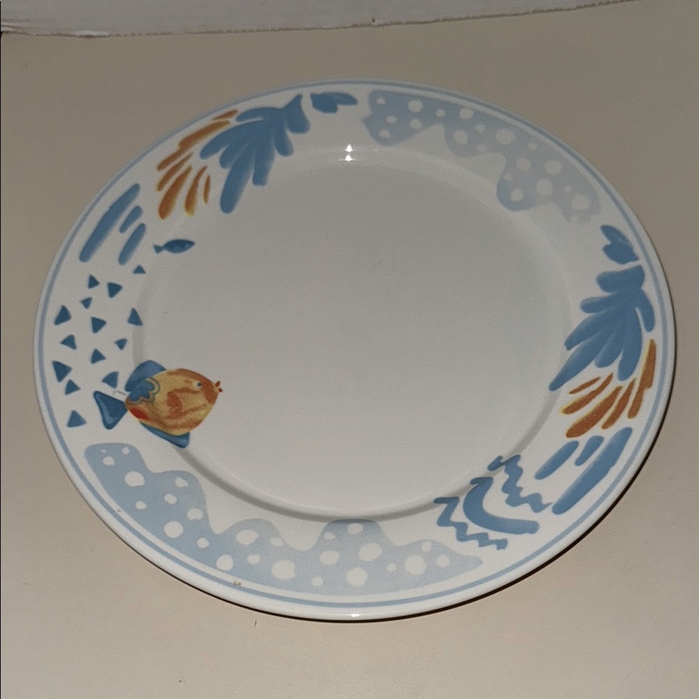 Edgewater Hotel Restaurant Ware Large Decorative 12” Plate Platter Ocean Theme